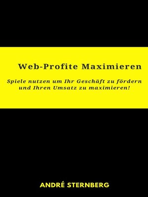 cover image of Web-Profite Maximieren